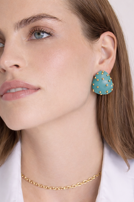 Michael Nash Jewelry | Kolczyki Maristella Aqua