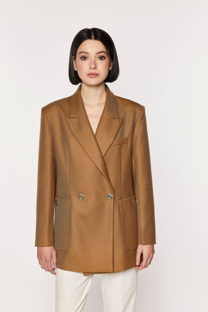 GIODORO | Riganti Camel Wool Blazer