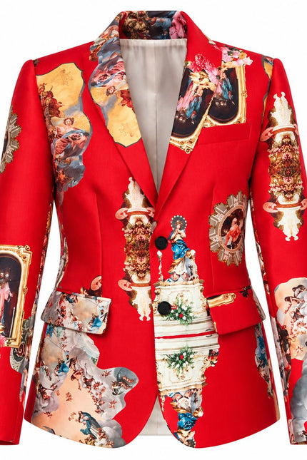 Tailored Blazer - Sicily Red
