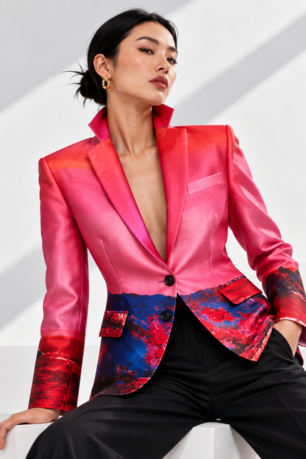 Custom-Made Tailored Blazer - Special Print