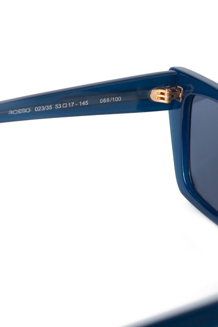 Faos Concept I ROSSO IN AMBROSIA PETROL WITH AEGEAN BLUE LENSES