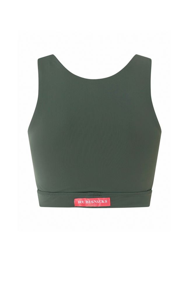 RUBISNACKS Barcelona | Minerva Top reversible olive