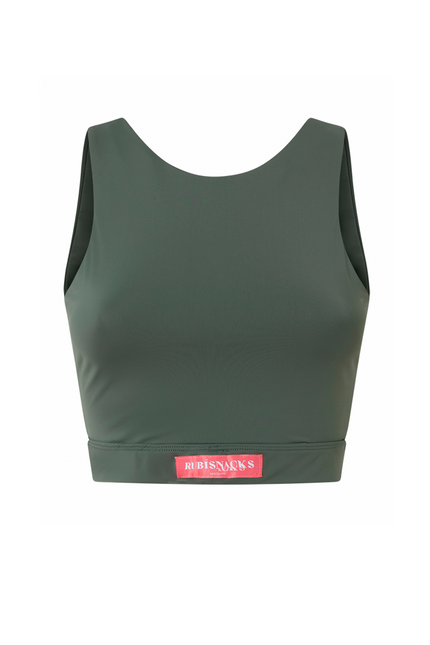 RUBISNACKS Barcelona | Minerva Top reversible olive