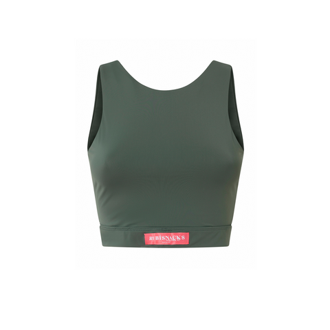 RUBISNACKS Barcelona | Minerva Top reversible olive