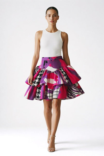 Ruffle Mini Skirt – Arty | maxjenny!