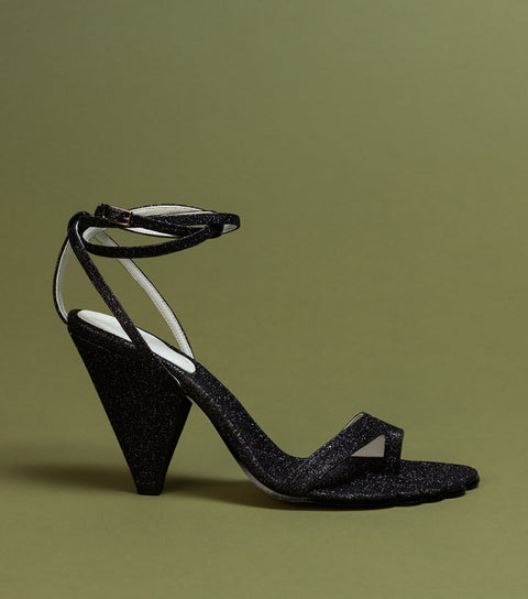 O2 Monde | Selene Sandals black glitter