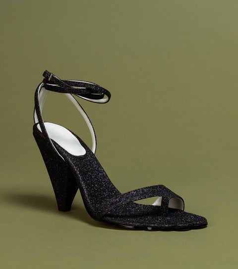 O2 Monde | Selene Sandals black glitter