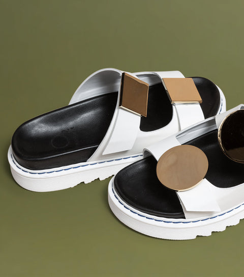 O2 Monde | Tala Slippers white