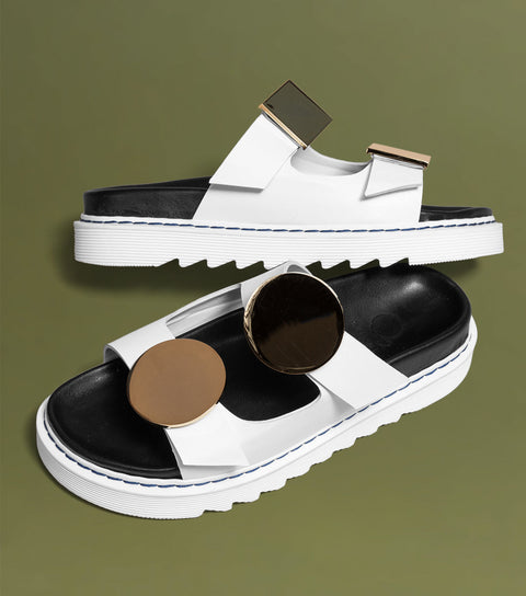 O2 Monde | Tala Slippers white