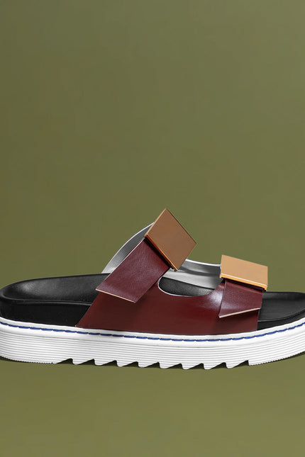 O2 Monde | Tala Slippers bordeaux