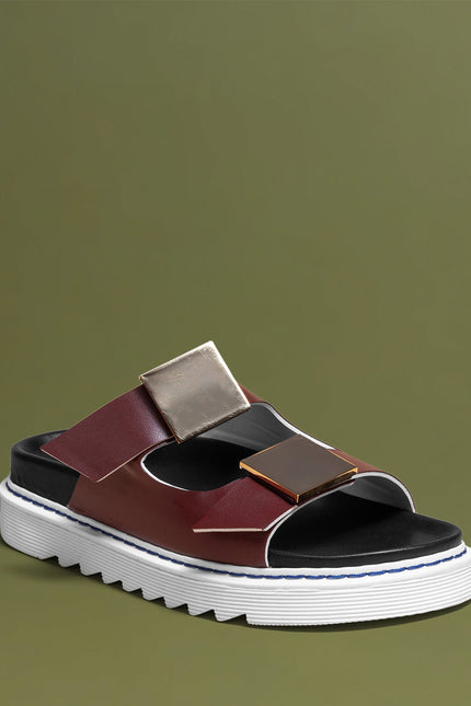 O2 Monde | Tala Slippers bordeaux