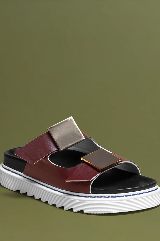 O2 Monde | Tala Slippers bordeaux