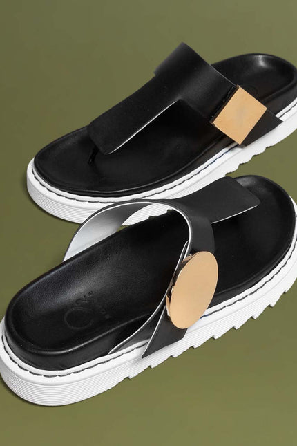 O2 Monde | Vaju Flip Flops black
