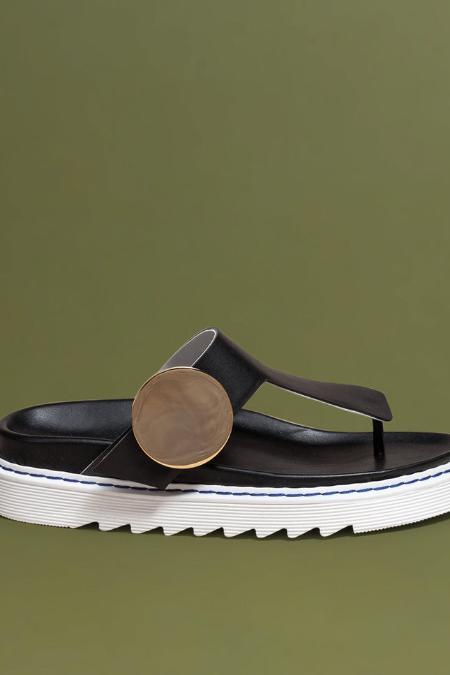O2 Monde | Vaju Flip Flops black