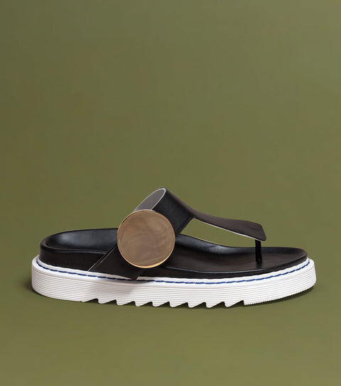 O2 Monde | Klapki Vaju czarne