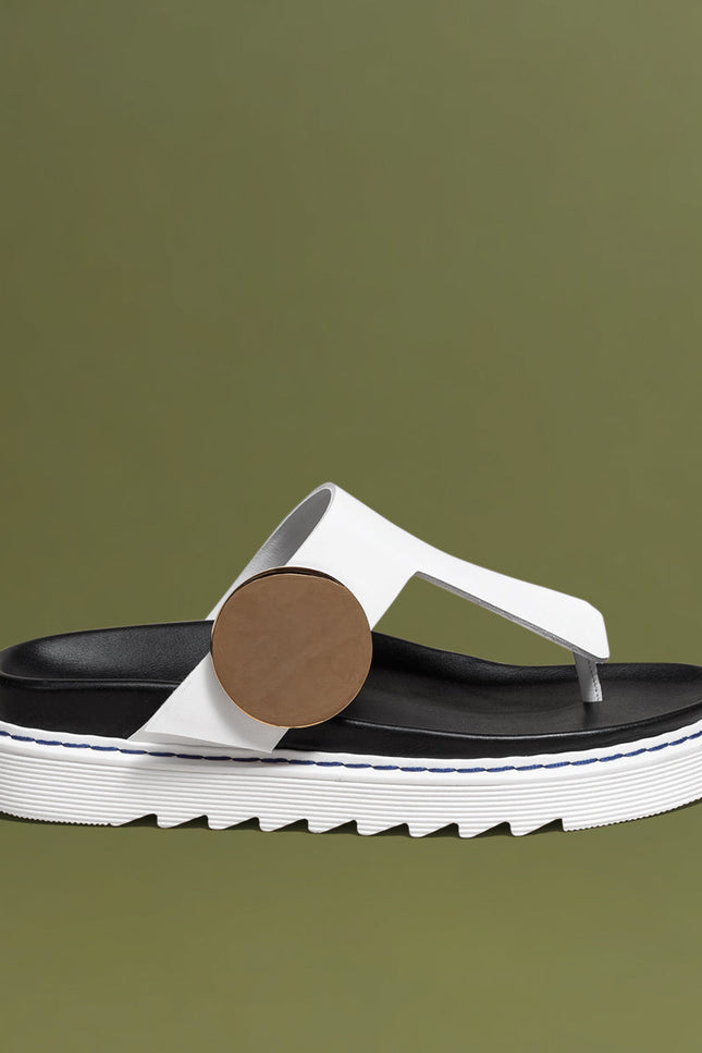 O2 Monde | Vaju Flip Flops white