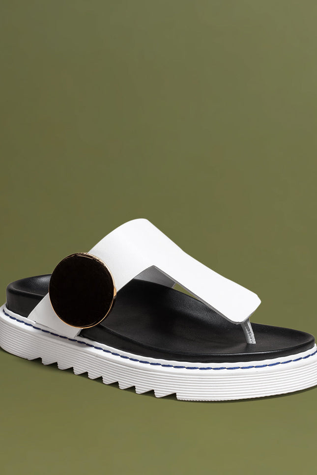 O2 Monde | Vaju Flip Flops white