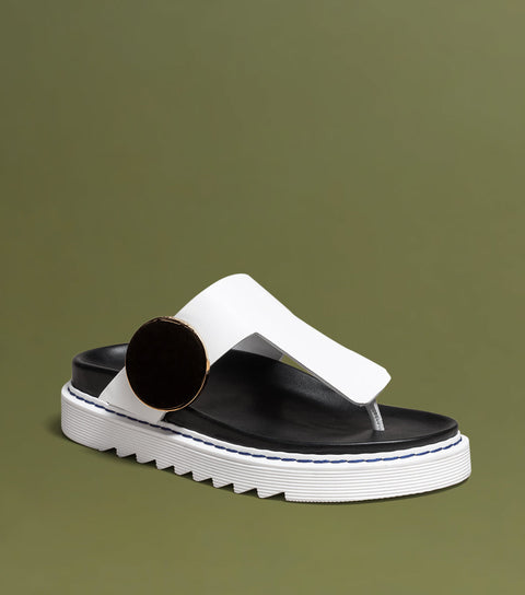 O2 Monde | Klapki Vaju białe