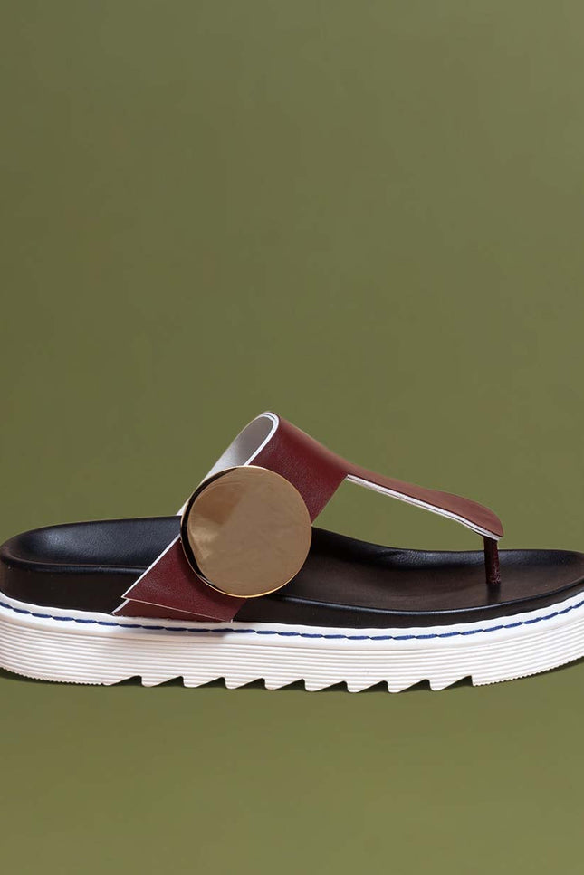 O2 Monde | Vaju Flip Flops bordeaux