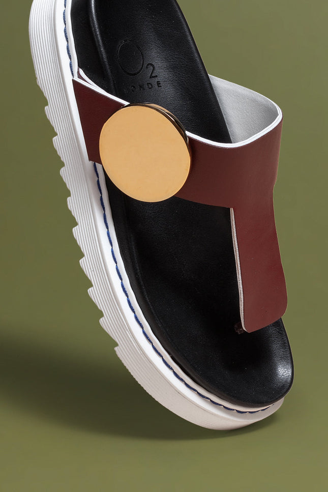 O2 Monde | Vaju Flip Flops bordeaux