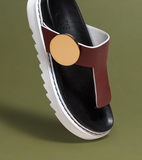 O2 Monde | Vaju Flip Flops bordeaux