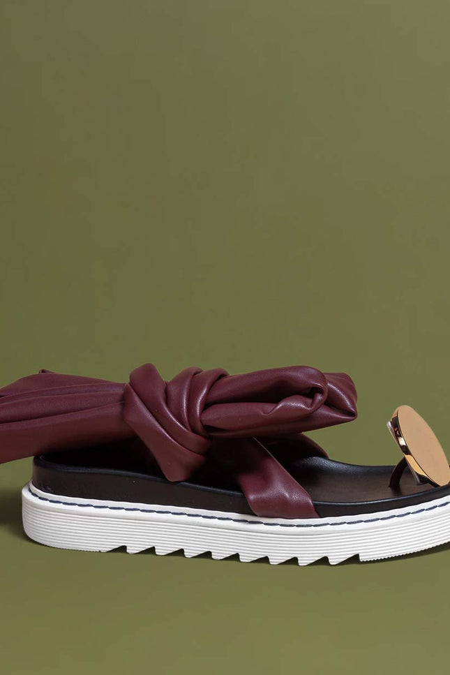 O2 Monde | Sandals Jik bordeaux