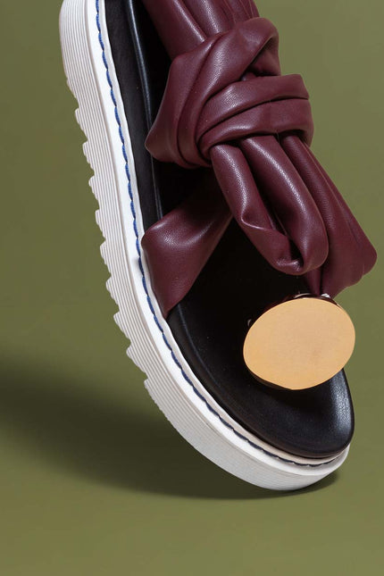 O2 Monde | Sandals Jik bordeaux