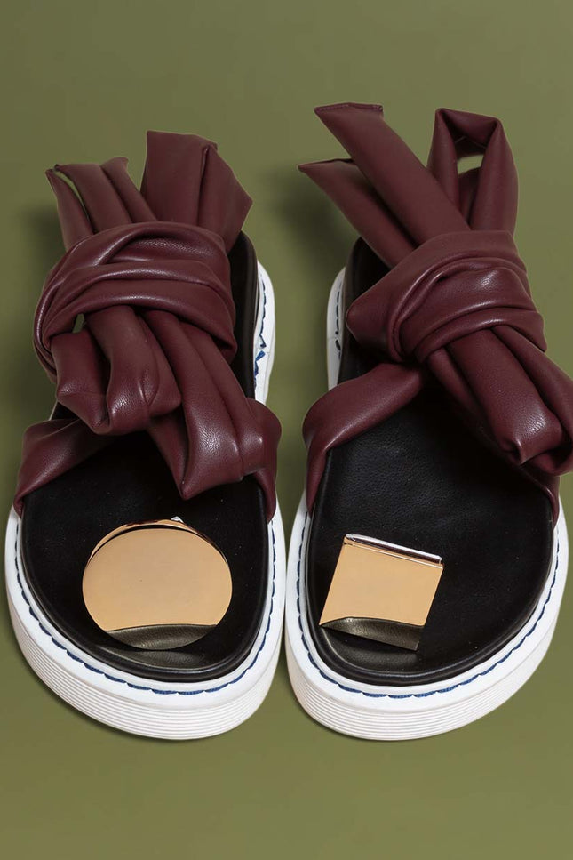 O2 Monde | Sandals Jik bordeaux