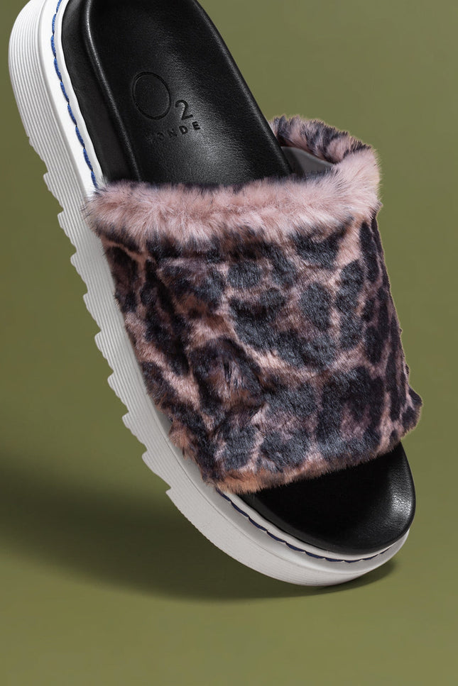 O2 Monde | Flora Flip Flops mudi fur