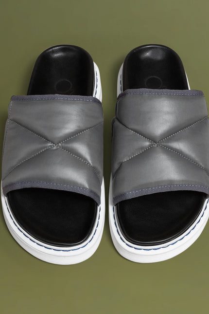 O2 Monde | Anahita Slippers grey nylon