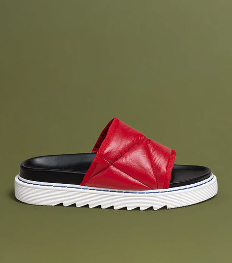 O2 Monde | Anahita Slippers red nylon