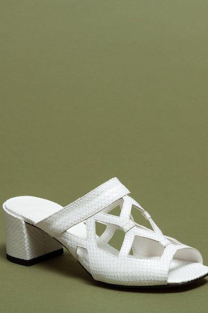 O2 Monde | Paula Slippers white snake