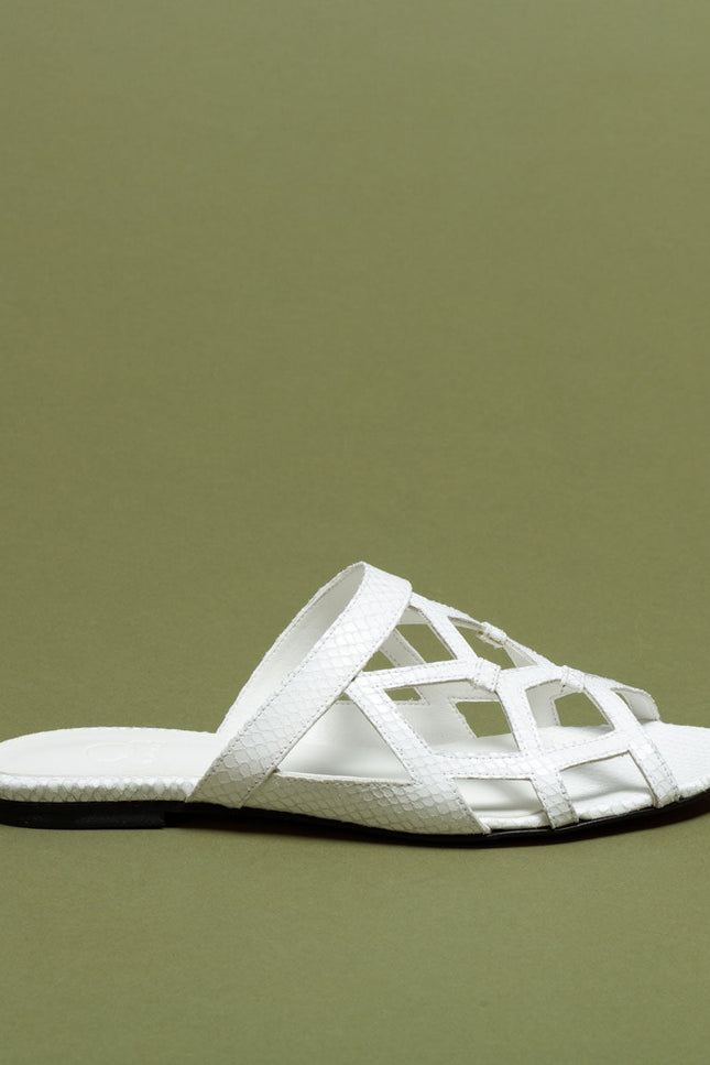 O2 Monde | Leela Slippers white