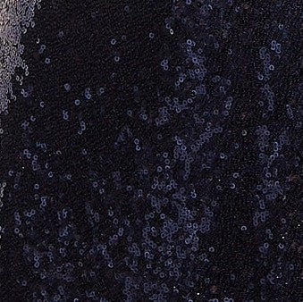 Louche Saro Sequin Midi Skirt - Navy - Fabric & Print Detail
