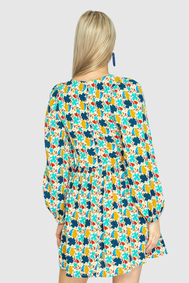 State Of Georgia I THE SWING DRESS- Blume small
