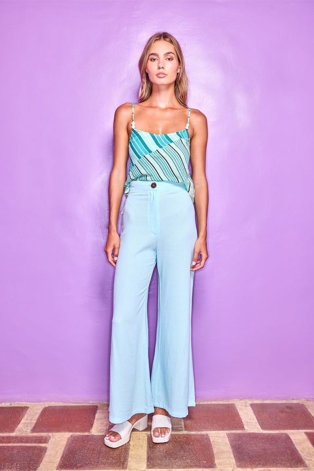 State Of Georgia I BOARDWALK PANTS - AQUA