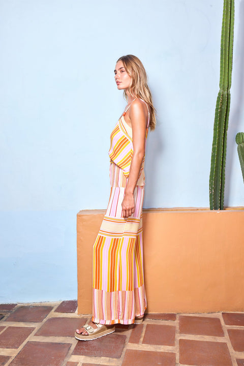 State Of Georgia I THE PAMELA CAMI - SOLEIL STRIPE
