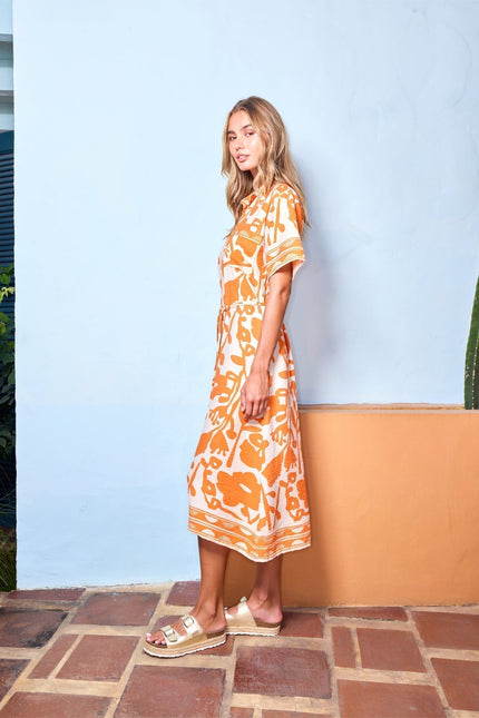 State Of Georgia I THE DESTINATION DRESS - SUNBURST ORANGE
