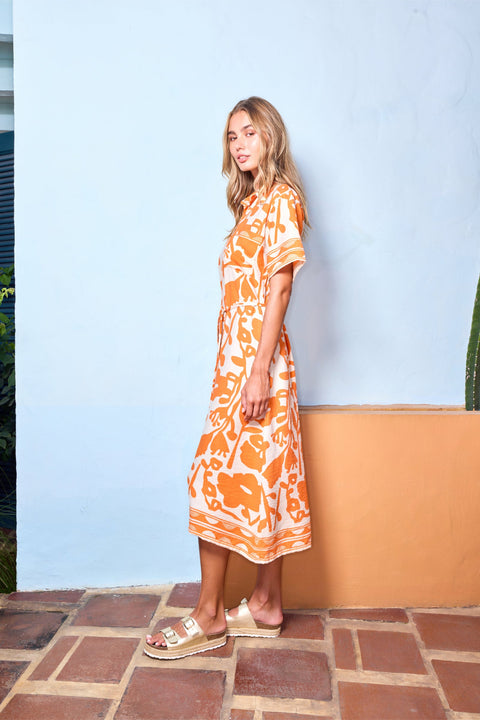 State Of Georgia I THE DESTINATION DRESS - SUNBURST ORANGE
