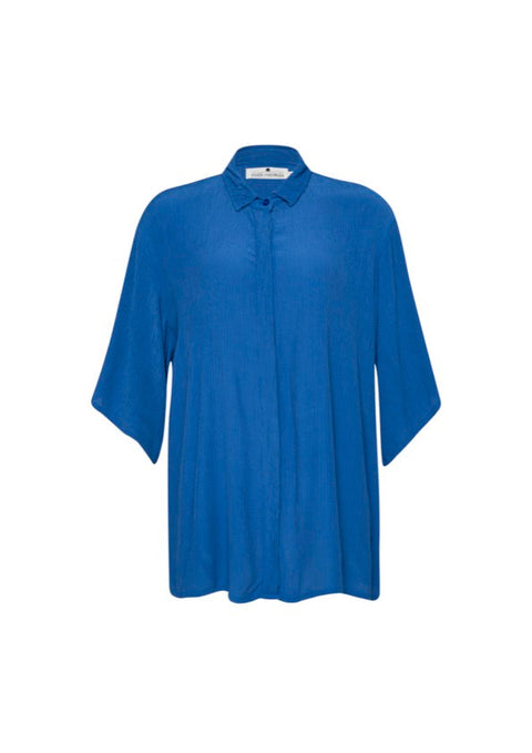 State Of Georgia I THE BUTTON UP SHIRT - BLUE KRINKLE