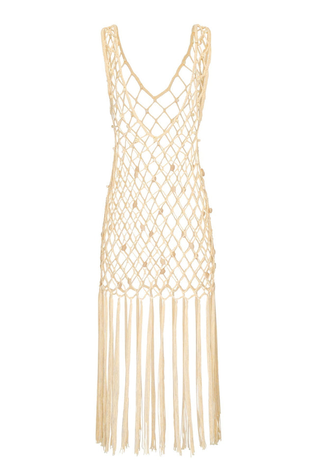 State Of Georgia I LOLITA CROCHET OVERLAY - BUTTERMILK