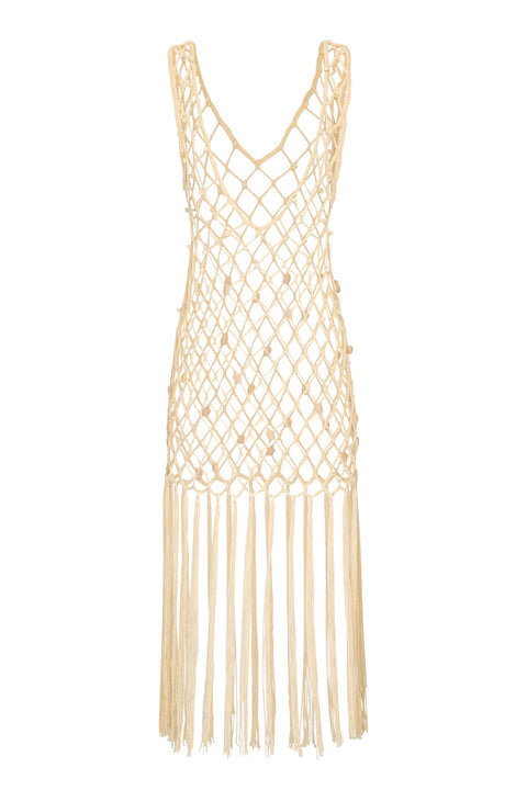 State Of Georgia I LOLITA CROCHET OVERLAY - BUTTERMILK