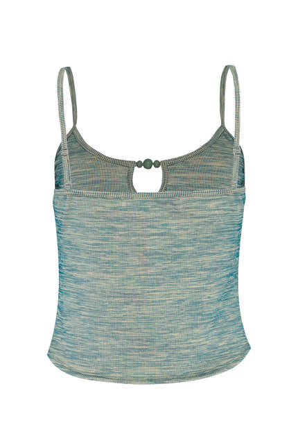 State Of Georgia I THE MUSE CAMI - MOTTLED GREEN