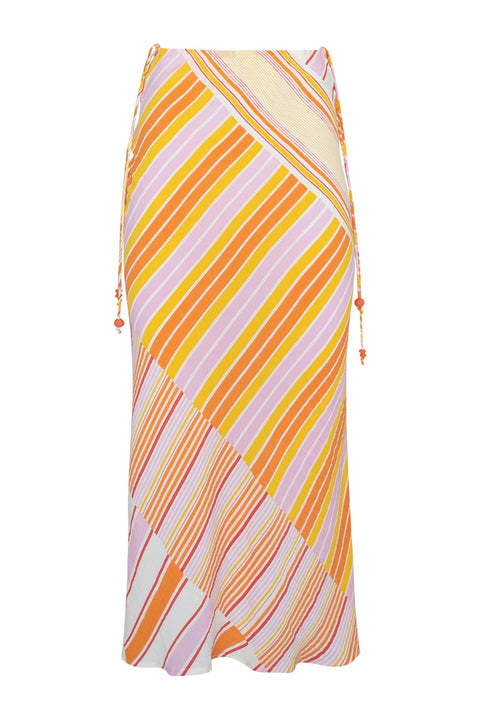 State Of Georgia I THE PAMELA SKIRT - SOLEIL STRIPE