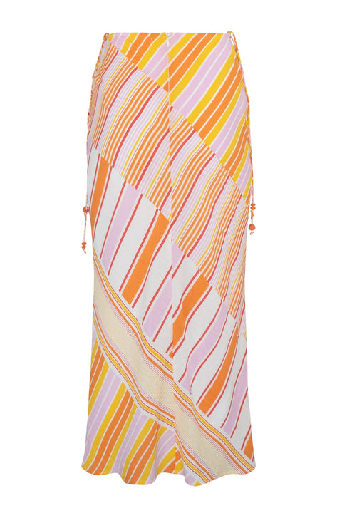 State Of Georgia I THE PAMELA SKIRT - SOLEIL STRIPE