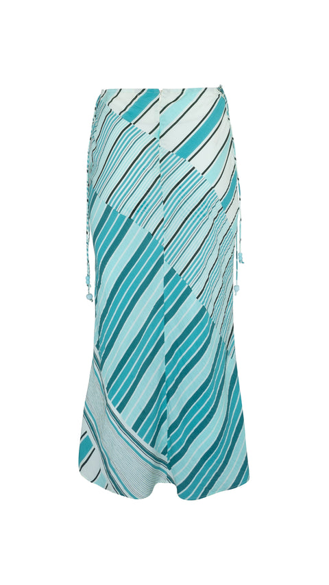 State Of Georgia I THE PAMELA SKIRT - LUNA STRIPE