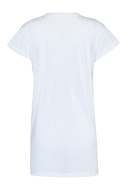 State Of Georgia I THE MONROE T-SHIRT MINI DRESS - BLEACHED WHITE