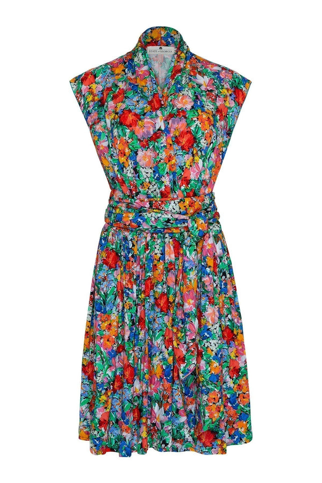 State Of Georgia I THE POINT DRESS SHORT - SECRET GARDEN