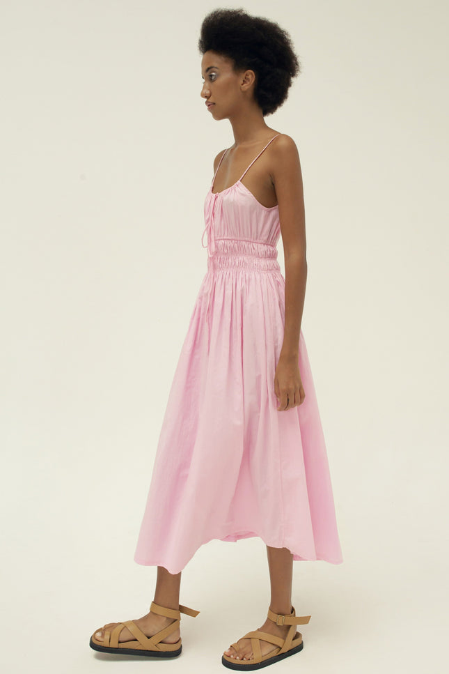 State Of Georgia I THE SUNRISE ELASTIC DRESS - PINK