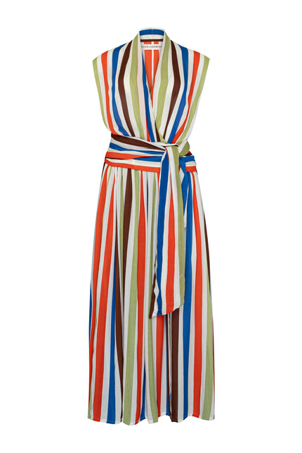 State Of Georgia I THE POINT DRESS MAXI - COOLIO STRIPE